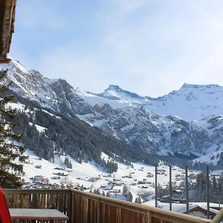 Sonnige, grosszügige Einzimmerwohnung im Zentrum Adelboden Exterior foto
